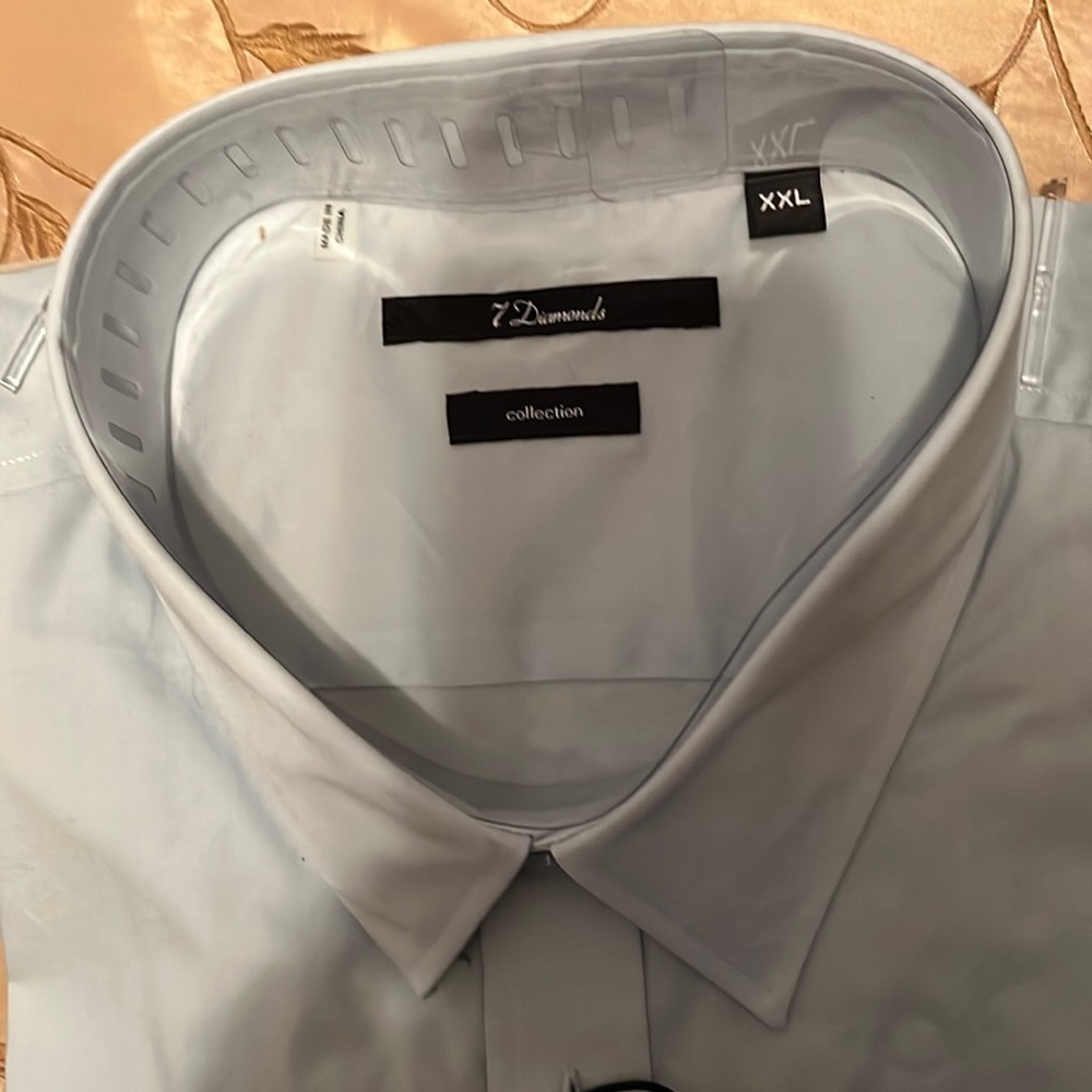 7 Diamonds Dusty Blue long sleeve dress shirt
